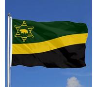 Drapeau Décoratif De Jardin Organisations Municipales Du Comté Uv Fade Résistant Bannière De Cour Double Face Drapeaux De Jardin Pour Extérieure Vacances Fête 3X5 Ft