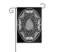 Drapeau décoratif de jardin, symbole de la mythologie païenne nordique viking d'Odin, pour patio extérieur, pour une ambiance de fête (30,5 x 45,7 cm)