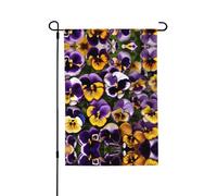 Drapeau décoratif double face de la pensée Perfection - 71 x 102 cm - Bannière d'extérieur toutes saisons pour porche, terrasse, jardin