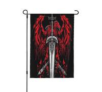 Drapeau décoratif double face Legend of the Giant Blade - Bannière de jardin, parfaite pour la décoration extérieure et intérieure, disponible en deux tailles