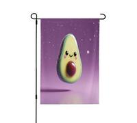 Drapeau décoratif double face Love of Avocado - Bannière de jardin, parfaite pour la décoration extérieure et intérieure, disponible en deux tailles