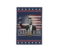 Drapeau décoratif double face pour panneau extérieur 31,8 x 45,7 cm Pray For Charlie Garden Rest In Peace Charlie Kirk Tribute
