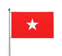 Drapeau Décoratif Drapeau D'Un Général De Brigade De L'Armée Américaine Uv Fade Résistant Bannière De Cour Durable Drapeau Jardin Pour Vacances Maison Patio 3X5 Ft