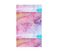 Drapeau décoratif en marbre coloré rouge bleu violet imprimé toutes saisons motif simple face intérieur extérieur affichage clair