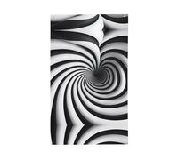 Drapeau décoratif en spirale pour l'extérieur - 0,9 x 1,5 m - Bannière verticale en polyester - Convient pour une utilisation en extérieur