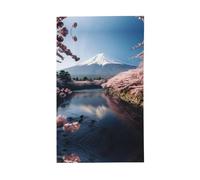 Drapeau décoratif extérieur du Japon Mount Fuji paysage imprimé drapeau de service intérieur cour saisons décorations de vacances