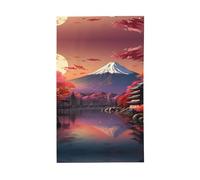 Drapeau décoratif extérieur du Japon Mount Fuji paysage imprimé drapeau de service intérieur cour saisons décorations de vacances