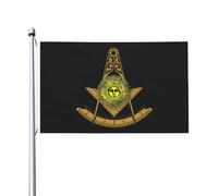 Drapeau décoratif extérieur du passé maçonnique 3x5FT