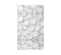 Drapeau décoratif imprimé floral 3D pour toutes les saisons - Impression sur un seul côté - Intérieur ou extérieur - Affichage transparent