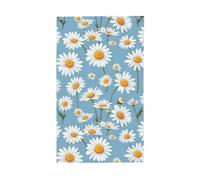 Drapeau décoratif léger avec motif marguerite pour intérieur ou extérieur