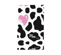 Drapeau décoratif noir et blanc imprimé vache laitière toutes saisons imprimé sur un seul côté intérieur extérieur affichage clair