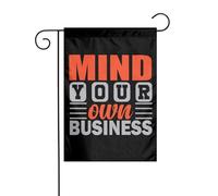 Drapeau Décoratif Occupe-Toi De Tes Oignons Uv Fade Résistant Drapeaux De Cour Durable Bannière De Cour Pour Fête Bureaux Intérieur 12X18 Inch