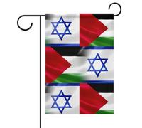 Drapeau Décoratif Palestine Et Israël Durable Drapeau De La Fierté Suspendre Bannière Pour Intérieur Porche Balcon 12X18 Inch