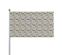 Drapeau décoratif pour intérieur et extérieur - Motif bande dessinée