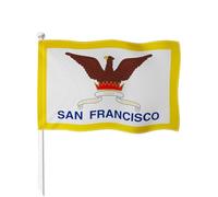 Drapeau Décoratif Ville De San Francisco Suspendre Drapeau De Jardin Durable Bannière Décorative Pour D'Intérieur Bureaux Balcon 3X5 Ft