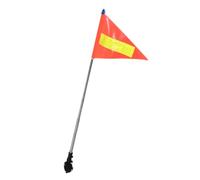 Drapeau Degrés avec Kayak Mât Orange Rétractable Sécurité pour 360