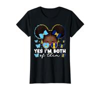 Drapeau Demi-Bajan Lucien de la Barbade St Lucia pour Enfants et Filles T-Shirt Graphique avec Valeur, Femme, Noir, XS