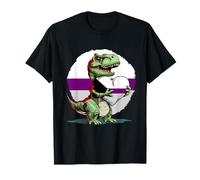 Drapeau Demisexuel Dino T-Rex Demisexuel Pride Drapeau Dinosaure T-Shirt