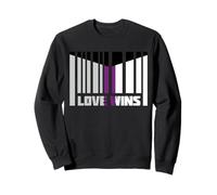 Drapeau démisexuel Love Wins Sweatshirt