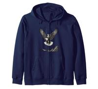 Drapeau Demon Witchy Winds and Wild Wings Sweat à Capuche