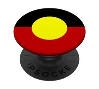 Drapeau des aborigènes PopSockets PopGrip Adhésif