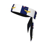 Drapeau des Açores 2 Bandeau à nouer unisexe pour adulte, évacuant l'humidité, idéal pour la course, le yoga et le vélo