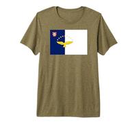 Drapeau des Açores T-Shirt Haut de Gamme