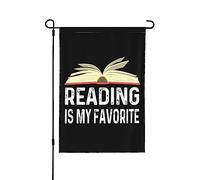 Drapeau des amoureux de La lecture est mes drapeaux préférés La lecture est mes 12 x 18 pour toutes