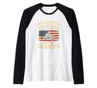 Drapeau des anciens combattants des États-Unis Manche Raglan