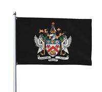 Drapeau des armoiries de Saint-Kitts-et-Nevis, panneau de jardin, bannière décorative, 3 x 5 pieds