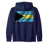 Drapeau des Bahamas Caraïbes Vacances Insulaires Souvenir Sweat à Capuche