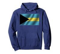 Drapeau des Bahamas Caraïbes Vacances Insulaires Souvenir Sweat à Capuche