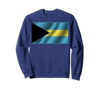 Drapeau des Bahamas Caraïbes Vacances Insulaires Souvenir Sweatshirt