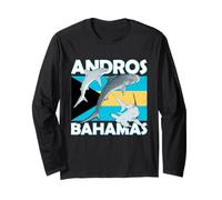 Drapeau des Bahamas Requin Tigre, Taureau et Requin-Marteau Manche Longue