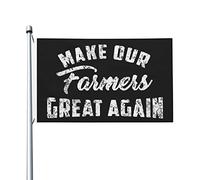 Drapeau des besoins des agriculteurs rend les agriculteurs encore plus grands drapeau 3x5 pieds décoration extérieure bannière drapeau de cour avec œillets