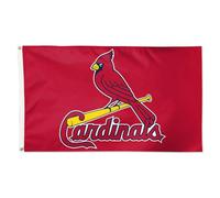 Drapeau des cardinaux de St Louis 7,6 x 12,7 cm, matériau vibrant durable, extrémités à quatre coutures, œillets en laiton, Wincraft