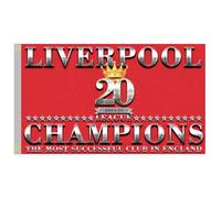 Drapeau des champions Liverpool 2025, 91 x 152 cm, rouge, décorations des champions Liverpool 2025 (1)