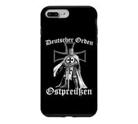 Drapeau des Chevaliers teutoniques Drapeau Buhurt Chevalier Coque pour iPhone 7 Plus/8 Plus