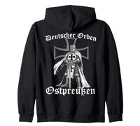 Drapeau des Chevaliers teutoniques Drapeau Buhurt Chevalier Sweat à Capuche