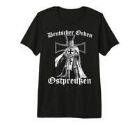 Drapeau des Chevaliers teutoniques Drapeau Buhurt Chevalier T-Shirt Haut de Gamme