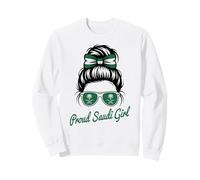 Drapeau des Couleurs de l'Arabie Saoudite pour Fille saoudienne Sweatshirt