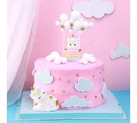 Drapeau des Cure-Dents,Toothpick Flags 9 Pièces Licorne Cupcake Toppers Décoration Cupcake Enfants Anniversaire Mariages Douches de Bébé Fournitures de Fête de Mariage Décor Favors