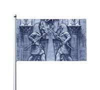 Drapeau des dieux de l'égypte antique 3 x 5 pieds Décoration de balcon Drapeau emblématique