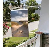 Drapeau des dunes de plage 61 x 91 cm pour extérieur et intérieur - Pour le printemps, l'été, l'automne, l'hiver - Drapeaux de jardin avec œillets verticaux double face pour décorations de cour