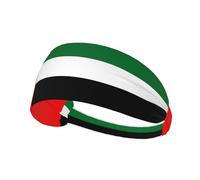 Drapeau des Émirats arabes unis - Élastiques et antidérapants - Évacuation de la transpiration - Pour homme et femme - Pour gym, course à pied, yoga, tennis