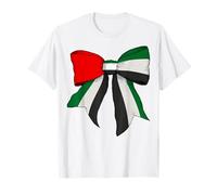 Drapeau des Émirats Arabes Unis Émirats Arabes Unis Fille Coquette Bow T-Shirt