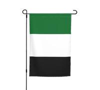Drapeau des Émirats arabes unis pour décoration de jardin, design durable et élégant pour toutes les saisons, convient pour terrasse, balcon, pelouse