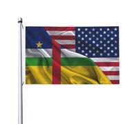 Drapeau des États-Unis 3 x 5 pieds, Afrique centrale, drapeau du peuple cen