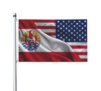 Drapeau des États-Unis 90 x 150 cm, drapeau de la Polynésie française, drap