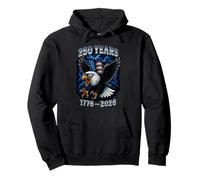 Drapeau des États-Unis avec Aigle Amérique 250e Anniversaire Sweat à Capuche